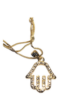 Cargar imagen en el visor de la galería, Golden Hand of Fatima Chain