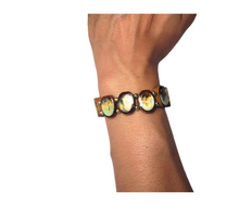 Cargar imagen en el visor de la galería, Wooden Bracelet with 12 Saints