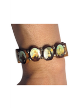 Cargar imagen en el visor de la galería, Wooden Bracelet with 12 Saints
