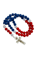 Load image into Gallery viewer, 4th of July Special Edition Rosary - Free and Brave - Holy Fatima
