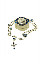 Load image into Gallery viewer, Metal Rose Rosary - Holy Fatima