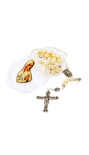 Load image into Gallery viewer, Pearl Rose Rosary - Holy Fatima