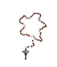 Load image into Gallery viewer, Premium Rose Petals Rosary - Holy Fatima