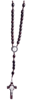 Cargar imagen en el visor de la galería, Saint Benedict Wood Rosary - Holy Fatima