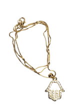 Cargar imagen en el visor de la galería, Golden Hand of Fatima Chain 
