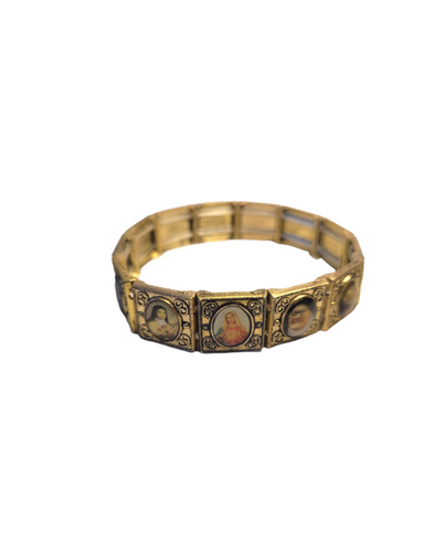 Golden Metal Bracelet 12 Saints