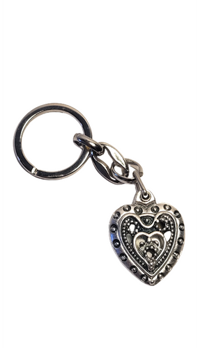 Heart of Fatima Keychain