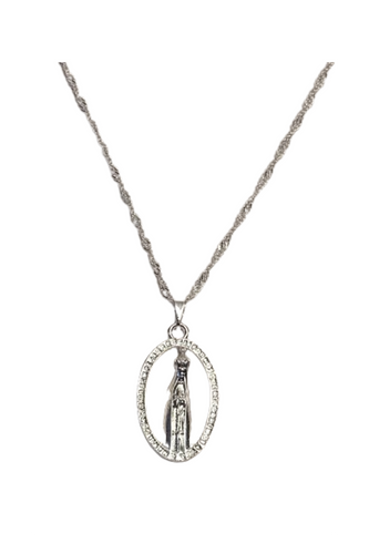 Silver Chain Our Lady of Fatima