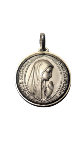 Silver Medal Our Lady of Fatima - Holy Fatima