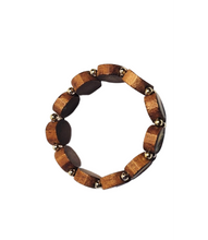 Load image into Gallery viewer, Wooden Bracelet with 12 Saints
