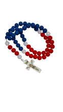 Load image into Gallery viewer, 4th of July Special Edition Rosary - Free and Brave - Holy Fatima
