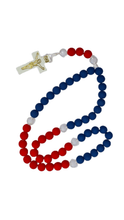 Load image into Gallery viewer, 4th of July Special Edition Rosary - Free and Brave - Holy Fatima
