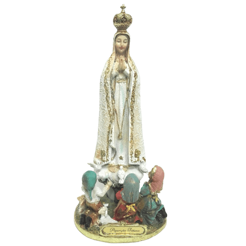 Apparition of Our Lady of Fatima - Gold - Holy Fatima
