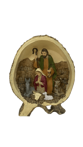 Christmas Nativity Scene - Acorn - Holy Fatima