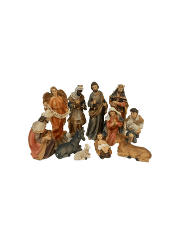 Christmas Nativity Scene - 11 Pieces - Holy Fatima