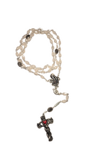 Load image into Gallery viewer, Hematite Pearl Rosary - Holy Fatima
