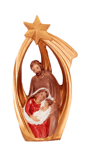 Christmas Nativity Scene - Golden Star - Holy Fatima