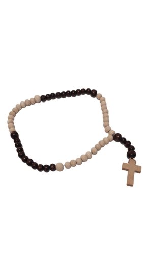Rosary in Bicolor Wood