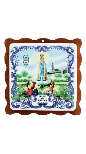 Tile Apparition of Our Lady of Fatima - Holy Fatima