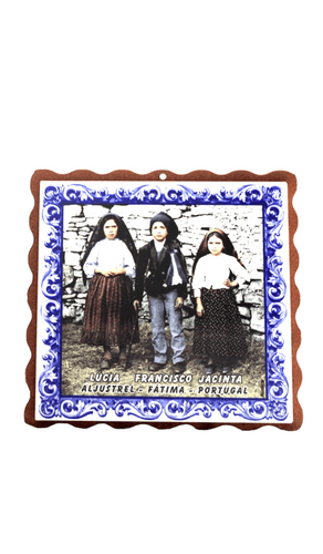 Tile Three Little Shepherds of Fatima - Holy Fatima