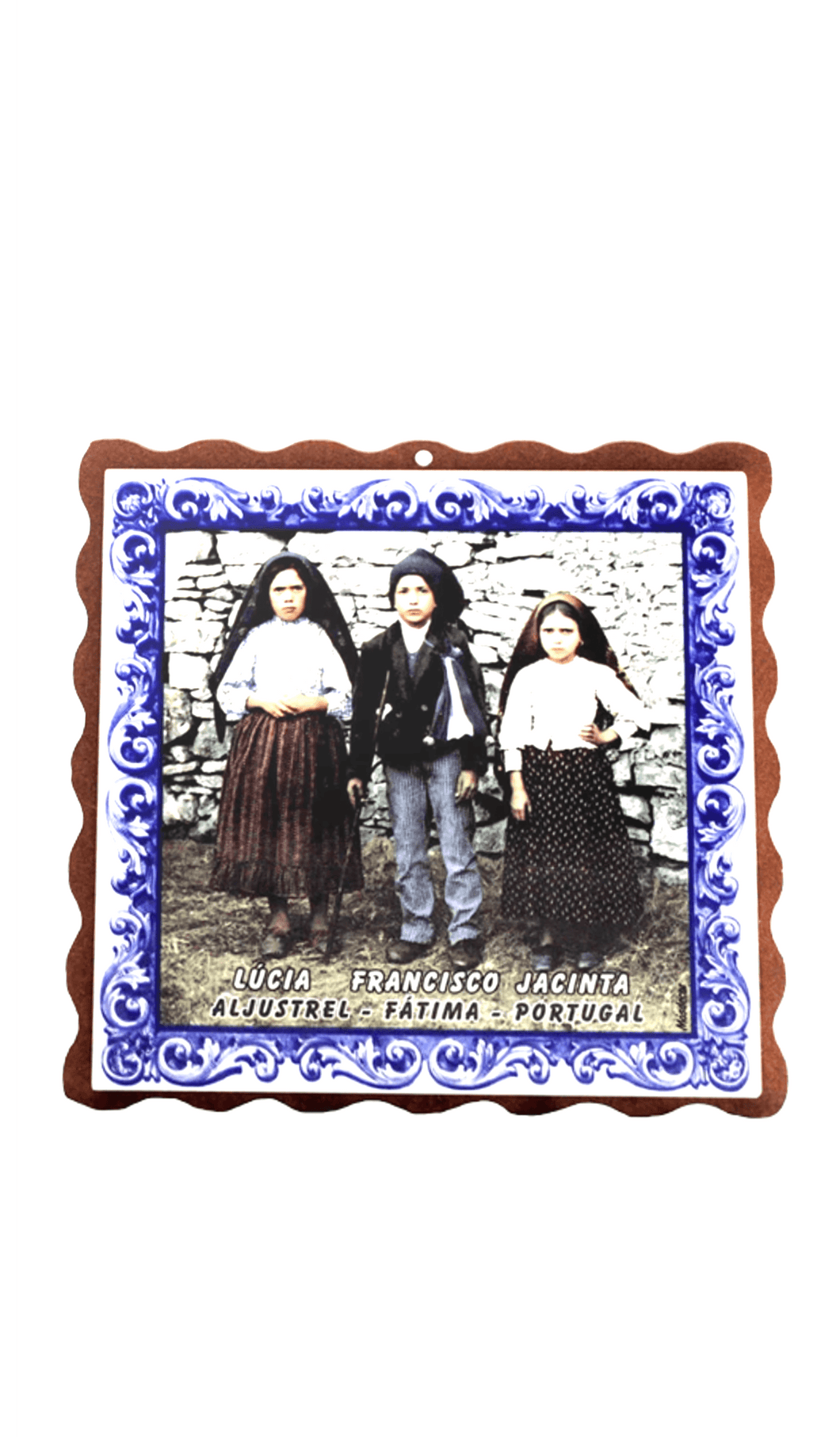 Tile Three Little Shepherds of Fatima - Holy Fatima