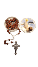 Load image into Gallery viewer, Premium Rose Petals Rosary - Holy Fatima
