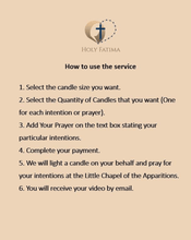 Load image into Gallery viewer, Light a Candle in Fatima
