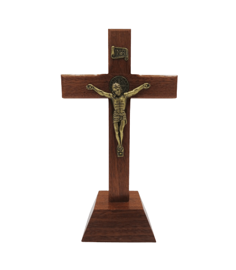 Wooden Crucifix - 11cm - Holy Fatima